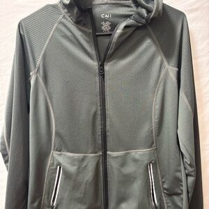 CAI Women's Olive Green Hooded Jacket